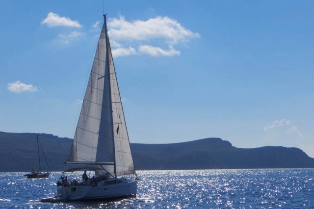  Velero en el mar de Liguria 